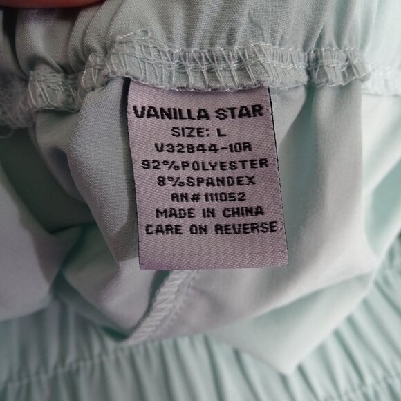 Vanilla Star Light Green High-Waisted Shorts Women Size L Athletic Active Wear - Picture 5 of 9